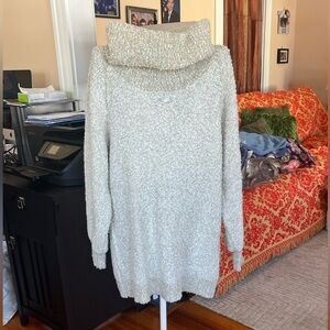 Vintage SIDE EFFECTS Cowl Neck Cream Women's Sweater